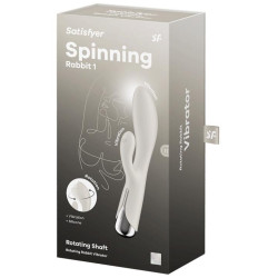 Satisfyer Vibro Rabbit Spinning Rabbit 1 11 x 3.5cm Beige